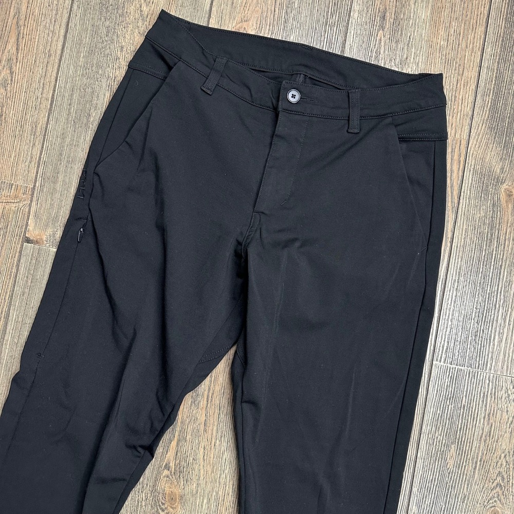 BYLT Premium Basics Everyday Pant 2.0 Slim Fit Black Mens Size 31 Performance